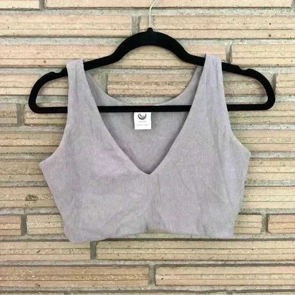 Lazuli Label V-Neck Halter Sports Top Size Small - Picture 1 of 5